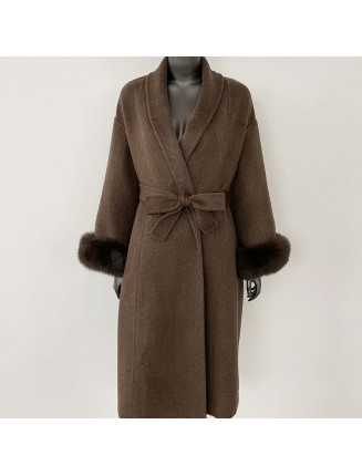 Anita ull kappa med muddar