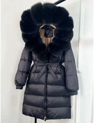 Sarita jacka med äkta päls