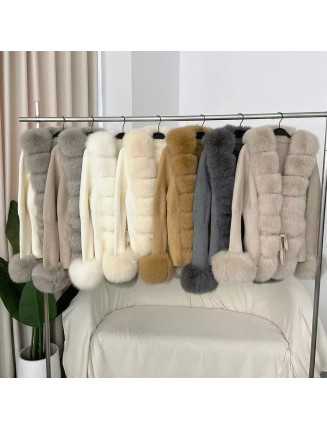 Anni koftan med päls